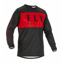 Motocross Jersey Fly Racing F-16 USA 2022 Red Black - Red/Black