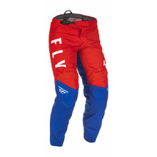 Dirt Bike Trousers Fly Racing Fly Racing F-16 USA 2022 Red White Blue