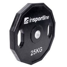 Rubber Coated Olympic Weight Plate inSPORTline Ruberton 25kg