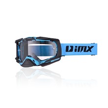 Motocross Goggles iMX Dust Graphic - Blue-Black Matt