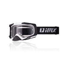 Motocross Goggles iMX Dust - White-Black Matt