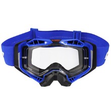 Motocross Goggles LS2 Aura Black Blue Clear Lens
