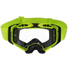 MX Goggles LS2 Black H-V Yellow čiré sklo