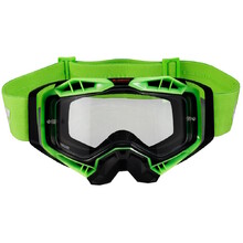 Motocross Goggles LS2 Aura Black H-V Green Clear Lens