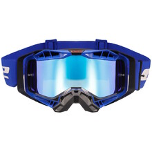 Motocross Goggles LS2 Aura Pro Black Blue Iridium Lens