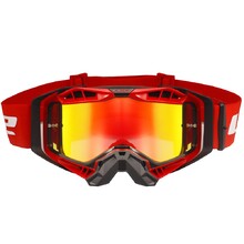 MX Goggles LS2 Aura Pro Black Red iridiové sklo