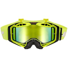 Motocross Goggles LS2 Aura Pro Black Yellow Iridium Lens