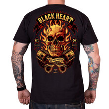 T-Shirt BLACK HEART Hell Boy - Black