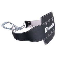 Leather Weightlifting Belt with Chain inSPORTline NF-9057