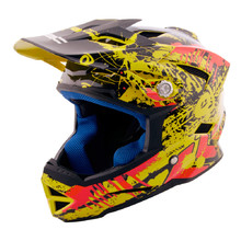 Children’s Downhill Helmet W-TEC AP-42 - Yellow-Red
