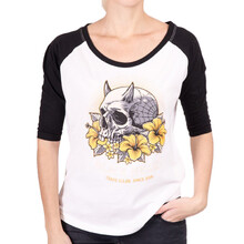 Women’s T-Shirt BLACK HEART Sweet Evil RG - White