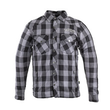 Aramid Motorcycle Shirt W-TEC Black Heart Reginald - Grey-Black