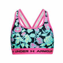 Girls’ Sports Bra Under Armour Crossback Mid Printed