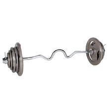 Olympic Plate-Loaded Barbell Set inSPORTline Triceps Combo 120 cm/50 mm 56 kg