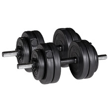 Single-Handed Plate-Loaded Dumbbell Set inSPORTline CEM 2 x 12.5 KG