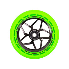 Scooter Wheels LMT L 115 mm w/ ABEC 9 Bearings - Black-Green