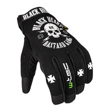 Motorcycle Gloves W-TEC Black Heart Radegester - Black