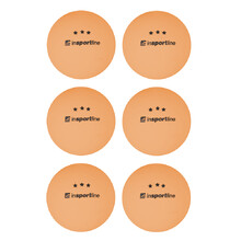 Table Tennis Balls inSPORTline Elisenda S3 – 6 Pcs. - Orange