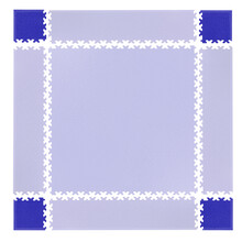 Corner Pieces for Puzzle Mat inSPORTline Simple Blue – 4 Pcs.