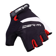 Cycling Gloves W-TEC Jaynee - Black-Red
