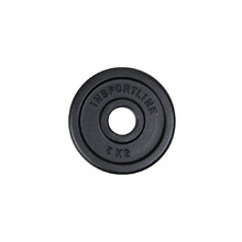 Cast Iron Olympic Weight Plate inSPORTline Castblack OL 5 kg