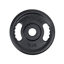 Cast Iron Olympic Weight Plate inSPORTline Castblack OL 10 kg 50 mm