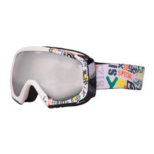 Ski Goggle WORKER Hiro with Graphic Print - White Graphics