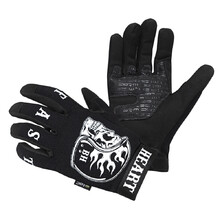 Motorcycle Gloves W-TEC Black Heart Hell Rider - Black