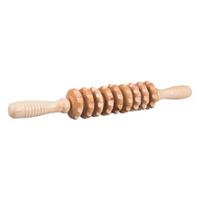 Massage Stick Roller inSPORTline Sebona 39cm - Light Brown