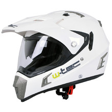 Motocross Helmet W-TEC NK-311 - White Shine