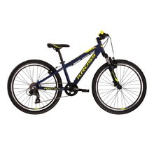 Junior Bike Kross Dust JR 1.0 24” – 2022 - Dark Blue-Lime