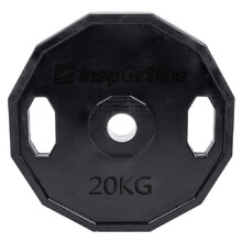 Rubber Coated Olympic Weight Plate inSPORTline Ruberton 20kg 50 mm