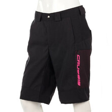 Women’s Cycling Shorts Crussis - Black/Pink
