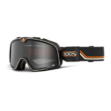 Motocross Goggles 100% Barstow - Team Speed Black, Smoke Plexi
