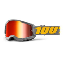 Moto Goggles 100% Strata 2 Mirror