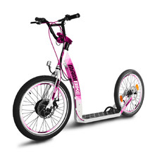 E-Scooter Mamibike PONY w/ Quick Charger 2020 - White-Pink