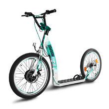 E-Scooter Mamibike PONY w/ Quick Charger 2020 - White-Turquoise