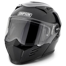 Motorcycle Helmet Simpson Darksome Black