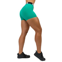 High-Waisted Workout Shorts Nebbia GLUTE PUMP 240 - Green