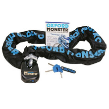Motorcycle Chain Lock Oxford Monster 200 cm Blue