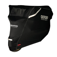 Outdoor Motorcycle Cover Oxford Protex Stretch w/ Climate Membrane S Black