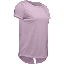 Women’s T-Shirt Under Armour Whisperlight SS - Pink Fog