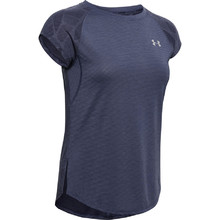 Women’s Running T-Shirt Under Armour W Streaker 2.0 Shift Short Sleeve - Blue Ink