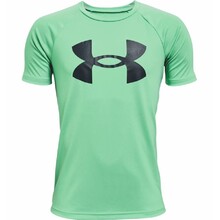 Boys’ T-Shirt Under Armour Tech Big Logo SS - Matcha Green
