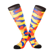 Socks Undershield Camo Tall Yellow/Red/Blue