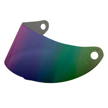 Replacement Plexiglass Shield for V105  Motorcycle Helmet - Rainbow