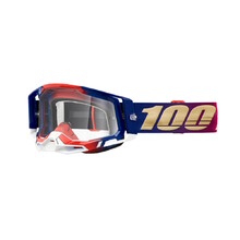 Moto Goggles 100% Racecraft 2 United, čiré plexi