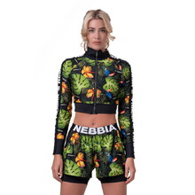 Women’s Jacket Nebbia High-Energy Cropped 564 - Jungle Green
