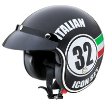 Motorcycle Helmet W-TEC Café Racer - Italian 32