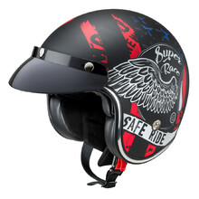 Motorcycle Helmet W-TEC Café Racer - Super Race